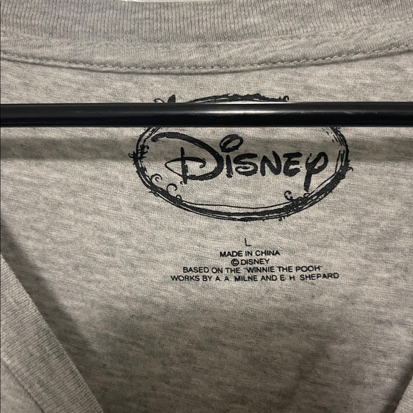 Disney Gray Kids T-Shirt with Eeyore Print Grey( Large) - Picture 3 of 4